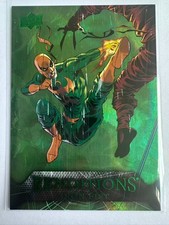 2024 UD Marvel Marvel Renditions Spiderman Green IRON FIST 148/399