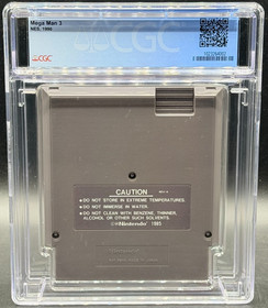 Mega Man 3 Nintendo NES Oval SOQ Game Cartridge Only CGC 9.9 Graded Capcom
