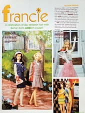 3pg History Article  Pics A Celebration of BARBIEs MODern Cousin FRANCIE