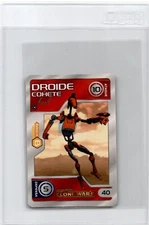 2009 Sabritas Star Wars Mini Card HTF  Droide Cohete