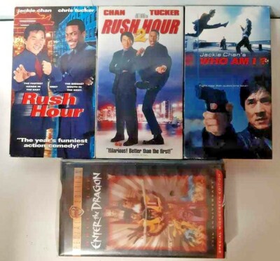 RUSH HOUR ENTER THE DRAGON WHO AM I VHS Movies LOT JACKIE