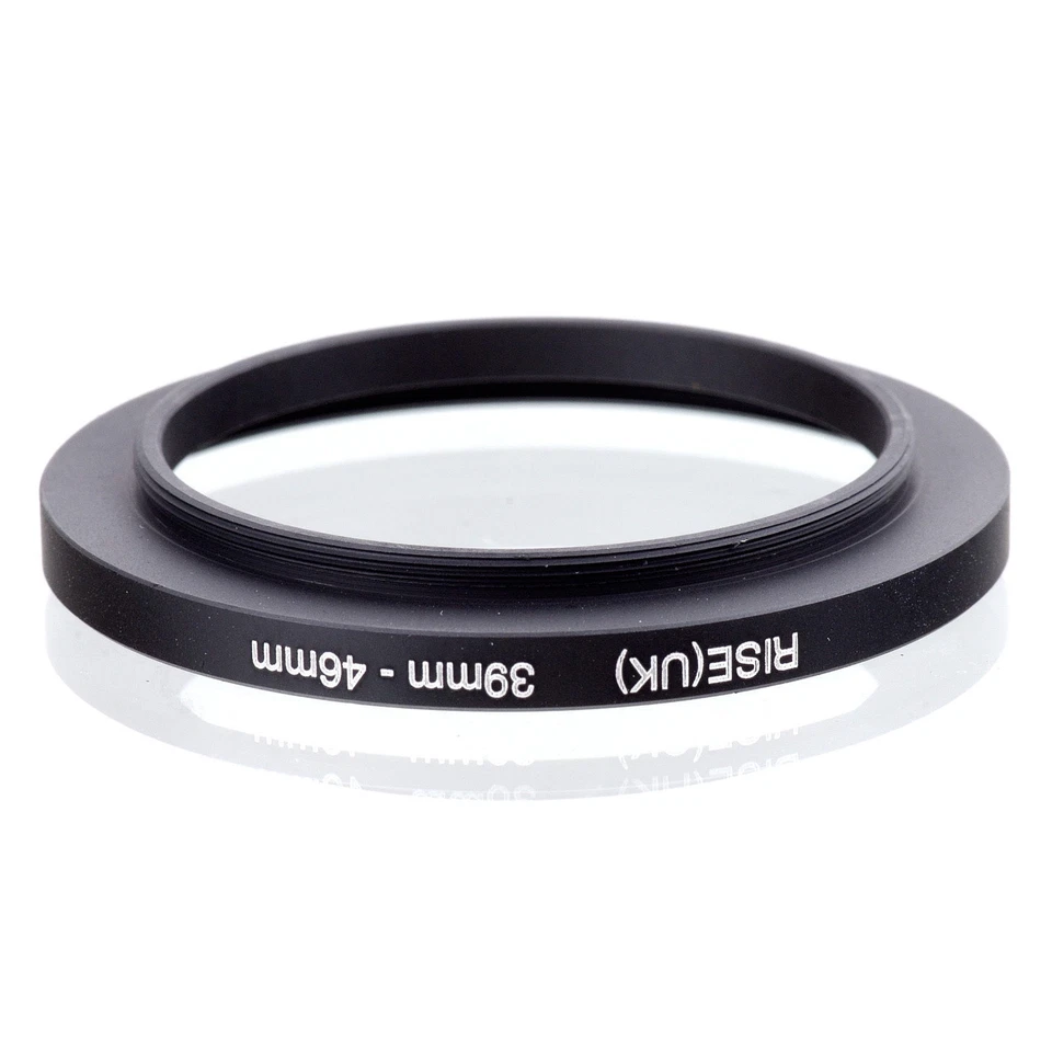 Camera 39mm Lens to 46mm Accessory Step Up Adapter Ring 39mm-46mm Black - Image 3 of 4