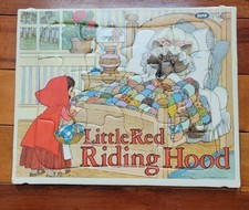 Vintage Little Red Riding Hood 12 Piece Tray Puzzle Jaymar 509 FairyTale USA