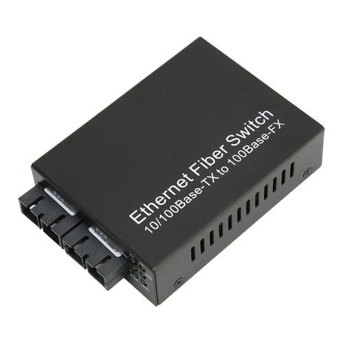Fiber Media Converter Tx1310nm SC Dual Fiber Single Mode 100Mbps Fiber Optic ZZ1 - Picture 3 of 21