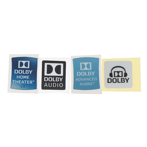 Dolby Surround Sound Labels Laptop Stickers Desktop Decor DIY Stickers - Photo 9/15