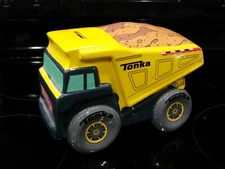 2014 Hasbro Tonka Truck Dump Truck Ceramic Piggy Bank EUC