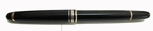 PLUMA Y BOLÍGRAFO MONTBLANC - COLOR NEGRO Y ORO CAJA ORIGINAL - Picture 3 of 7