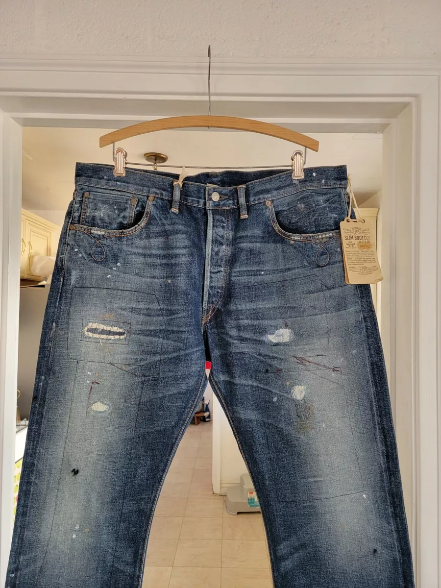 Selvedge bootcut jeans sale