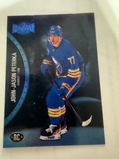 2021-22 SkyBox Metal Universe Blue Spectrum Parallel #186 John-Jason Peterka
