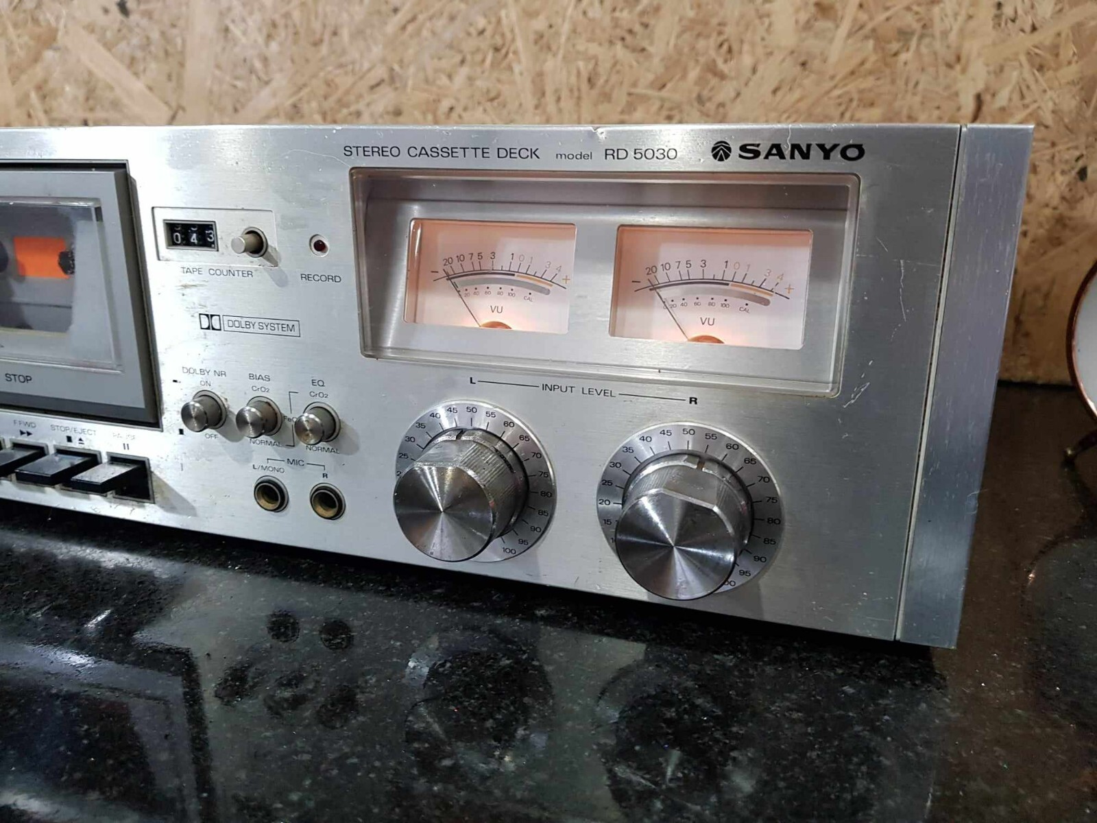 Sanyo RD5030 Stereo Cassette Deck Tape Player HIFI Dolby Analog