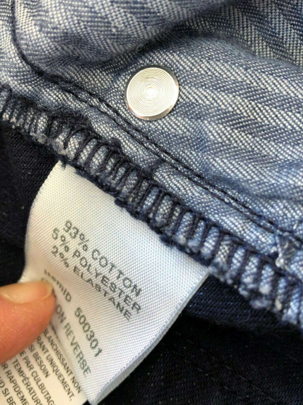 LL Bean Women's Classic Fit Plus Size 18 Navy Blue Pants/Chinos Cotton