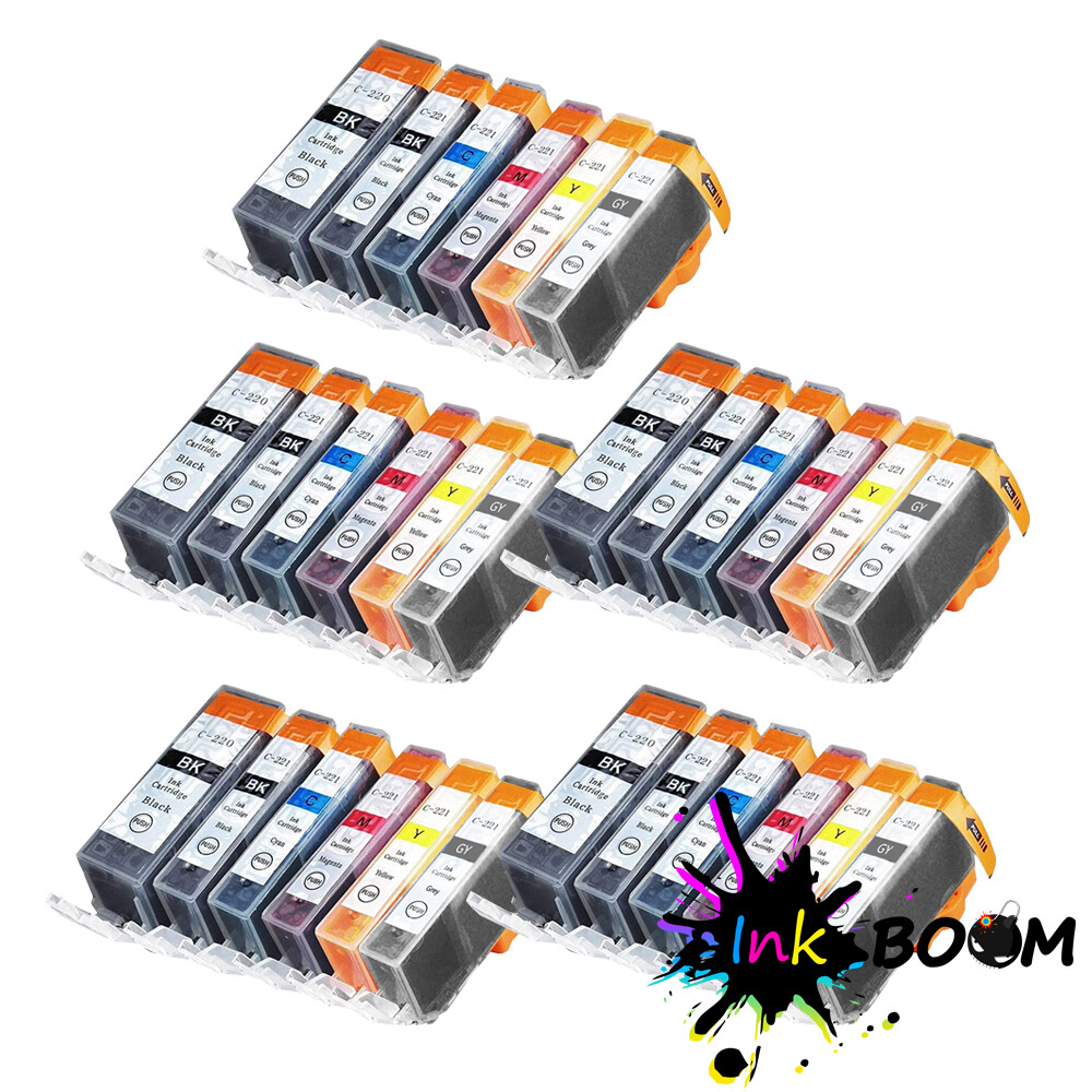 30 Ink Cartridges For PGI220 CLI221 PIXMA MP980 MP990-image