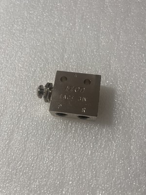 Soupape Pneumatique TAC2-31P - 2 Positions, 3 Voies - Commande à Levier - Raccord Rc1/8''