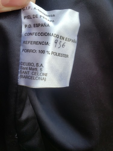 Paco Rabanne Paris Vintage 70s 80s Suede Blue Coat Jacket Size 44 Rare! - Picture 9 of 12