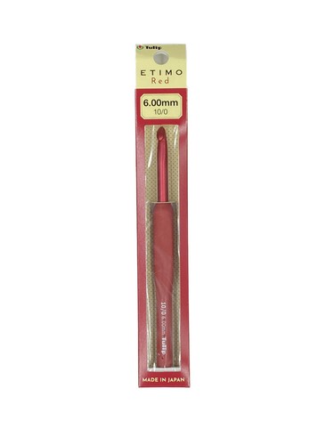 Tulip Etimo Red Crochet Hooks with Cushion Grip *SIZES 1.80mm - 6.5mm* - Picture 12 of 13