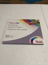 Pentel Oil Pastel Set With Carrying Case 36-Color Set Assorted 36/Set PHN36