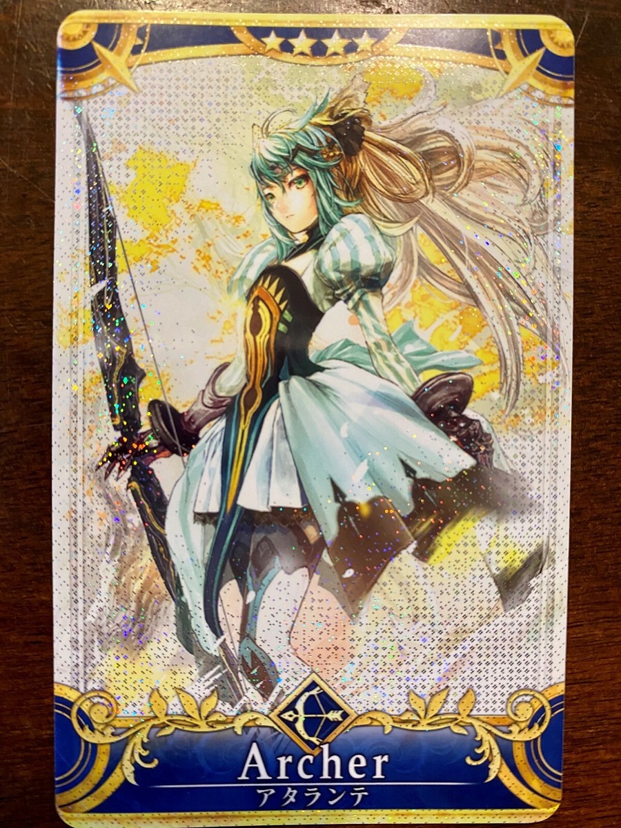 「Fate/Apocrypha」「Fate/Grand Order」 アタランテ Fate Grand Order FGO Arcade Card Archer Atalante Holo Third