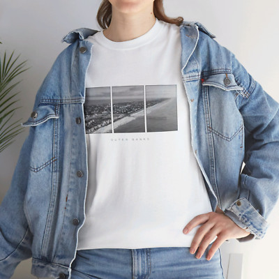 Outer Banks T Shirt, Unisex Apparel Tee, Travel Gift Idea, Vintage Minimal Style