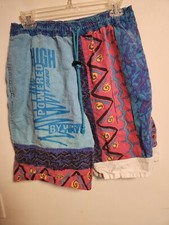 Vintage 1980's Shorts Gitano Mens Medium Cotton Abstract Graphics