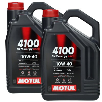 2x5 Liter MOTUL 4100 SYN-NERGY SPEC 10W-40 Motoröl MB 229.3 RENAULT 10W40 VW