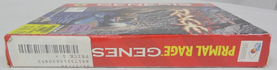 Sega Genesis (1995) Primal Rage Video Game w/ Original Box & Cartridge! - Image 4 of 4