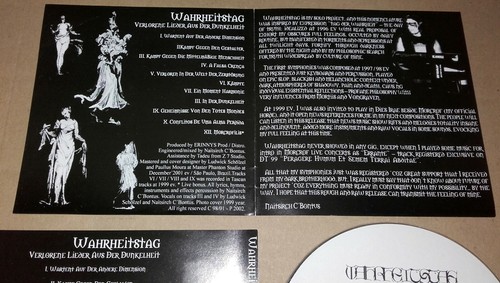WAHRHEITSTAG - Verlorene Lieder Aus Der Dunkelheit (2002) - Bild 6 von 6