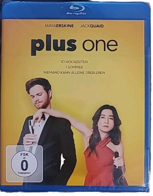 PLUS ONE (2019) BLU-ray Komödie mit Maya Erskine. Jack Quaid NEUw.
