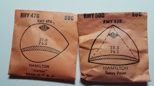 RELOJ HAMILTON CRISTALES DE LOTE ANTIGUO - MARCA SUC muchas variedades (RMU a RMY) página 5 de 5 - Imagen 29 de 29