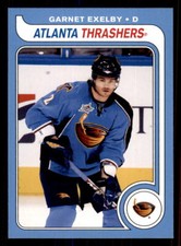 2008-09 O-Pee-Chee 1979-80 Retro #130 Garnet Exelby Atlanta Thrashers