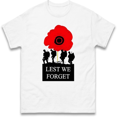 T-Shirt Veteranen, damit wir vergessen, Gedenktag, Sieg, Waffenstillstandstag Geschenk Top - Bild 4 von 6