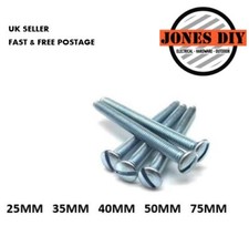 M3.5 ELECTRICAL SCREWS LONG ELECTRIC LIGHT SWITCH PLUG SOCKET 25 35 40 50 75 mm