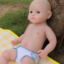 16.5" Adorable Newborn Lifelike Reborn Baby Dolls Platinum Silicone Girl Doll US