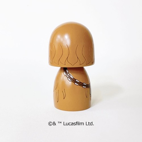 USABURO KOKESHI Star Wars Chewbacca Doll 3inch Japan traditional crafts - Picture 4 of 7