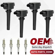 4X OEM Ignition Coil & 4X Iridium Spark Plug for Mazda 3 6 CX-3 CX-5 MX-5 UF656