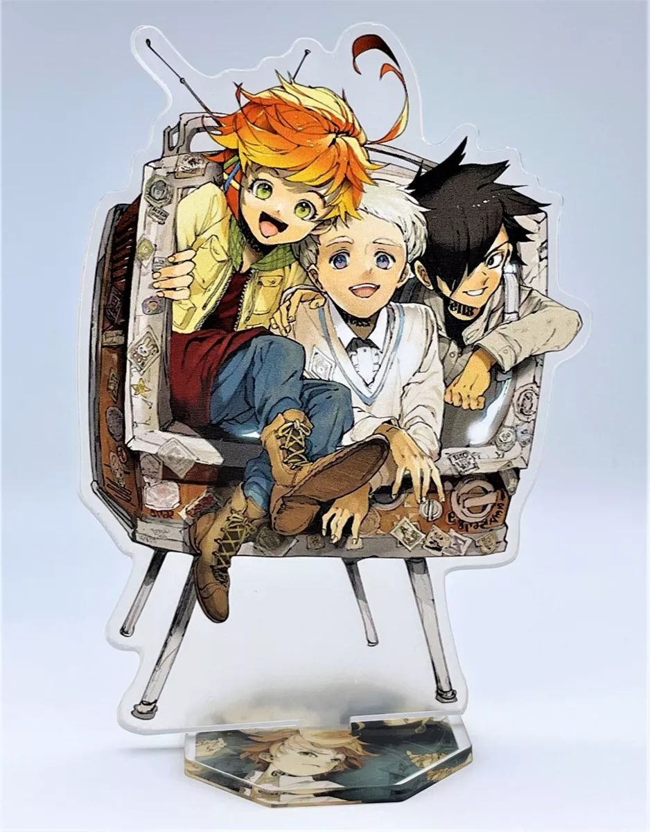 The Promised Neverland Emma Norman Ray Standing Figures Keychain Double  Sided Anime Acrylic Stand Model Plate Collection Keyring