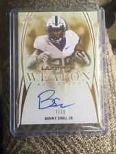 2019 Ultimate Weapon BENNY SNELL JR Auto #7/10 WEAPON AUTO SSP Wildcats Steelers