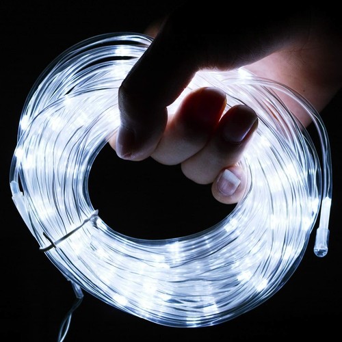 LED Solar Rope Tube String Fairy Lights Strip Waterproof Outdoor Garden Decor AU - Picture 7 of 28