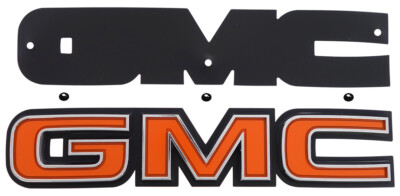 1981 1982 1983 1984 1985 1986 1987 GMC TRUCK TAILGATE EMBLEM # 81-65014-GMC