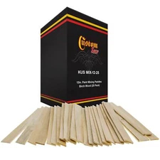 Craft Paint 12" Inch Wood Stirrers Epoxy resin Mixing Sticks/Paddles 25 Sticks