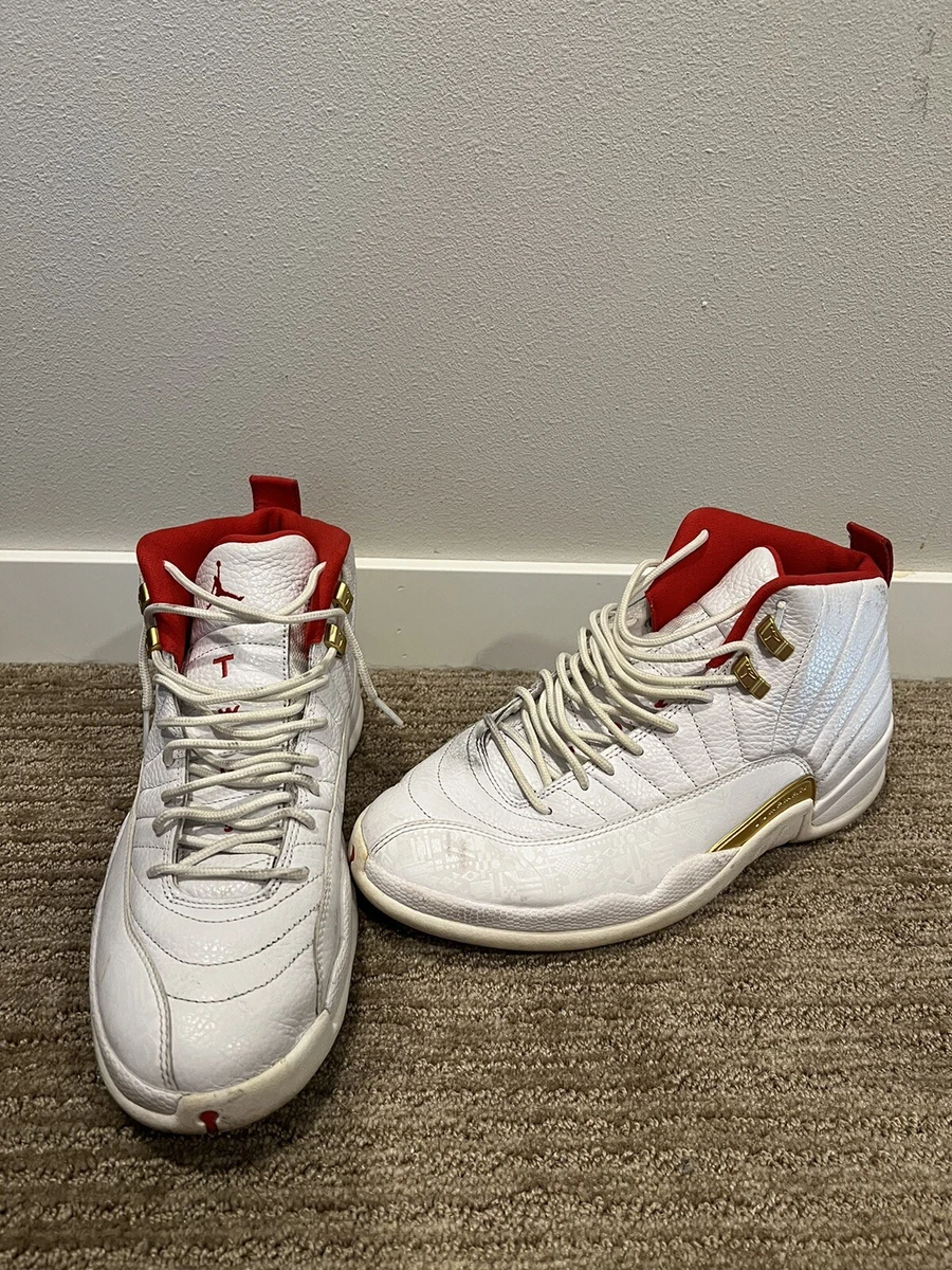 Nike Jordan 12 Retro FIBA 2019 Red and White 130690 107 Size 10.5