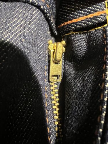 Levi's LVC 701 Selvedge Jeans 34 33 50's Repro New BNWOT Womens Made 2021 Talon - Picture 10 of 17