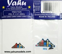 Pzl P.11C Photoetched, Precolored, 3D, Instrument Panel To Ibg #7326 1/72 Yahu
