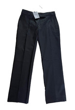 Alexander McQUEEN Women's Tuxedo Low-waisted Pants Suit Trousers Black 42 NWT