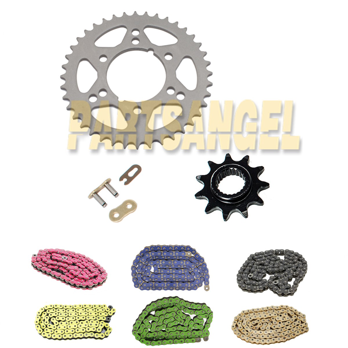 Drive Chain & Sprockets Kit for Polaris Trail Boss 330 325 250