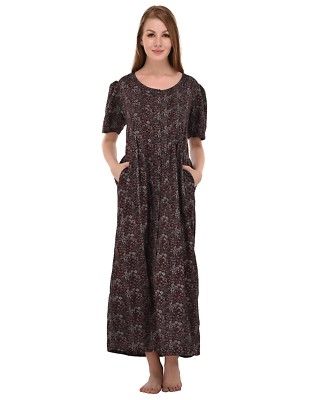 Cotton Lane Kleid knitterarm bedruckt D48DUL