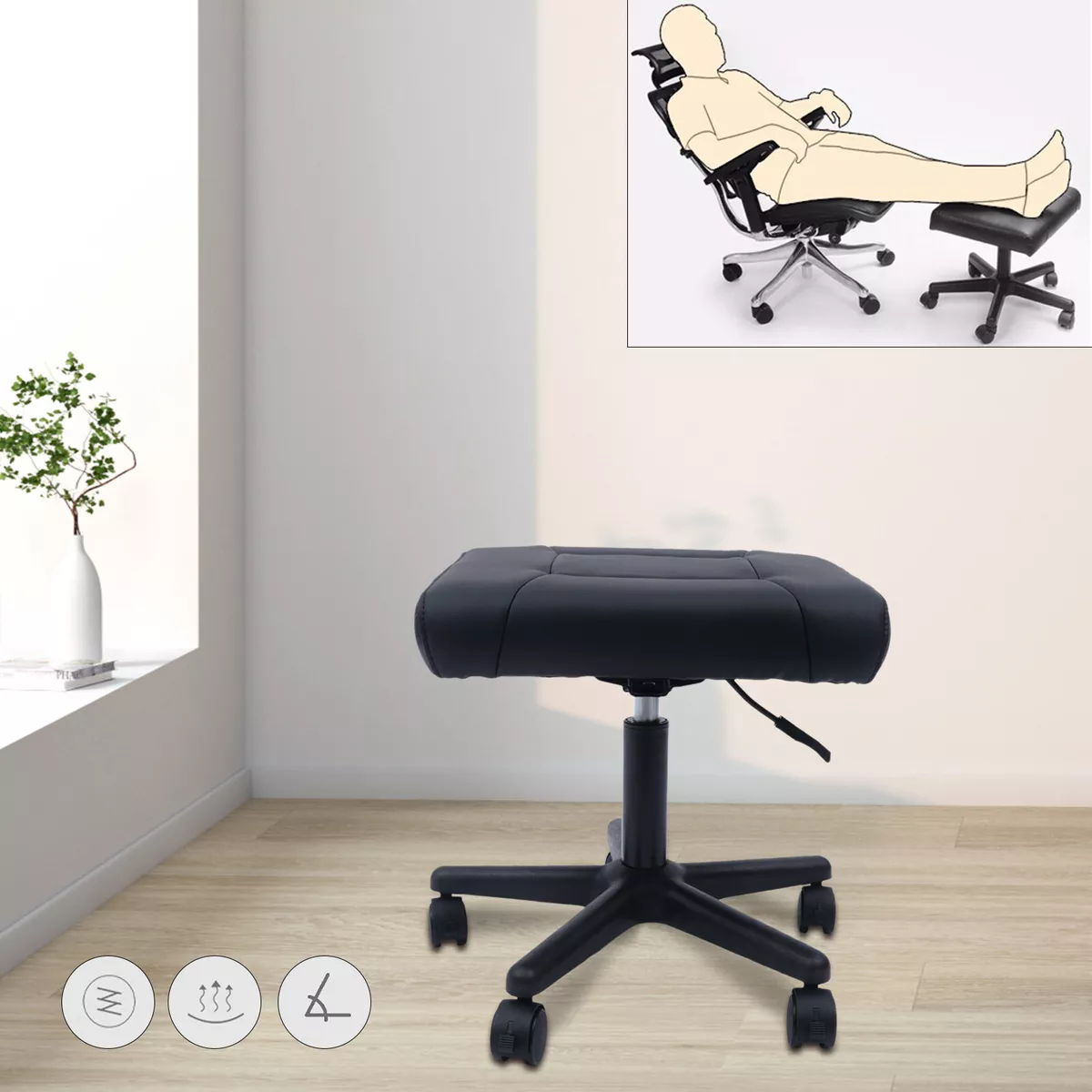 Creative Feet Stool Chair Under Desk Footrest Foot Resting Stool