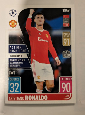 2021-22 Topps Match Attax Extra Action Highlight Cristiano Ronaldo
