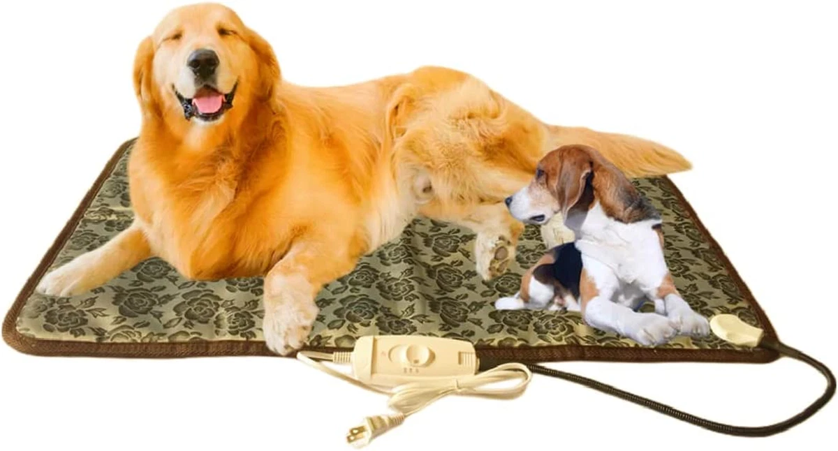 Dog Heating Pad Pet Heated Bed Outdoor Cat Puppy Large Chew Proof Cozy Warm  BIG | eBay