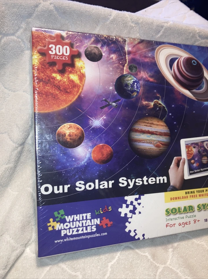 Rompecabezas White Mountain Our Solar System 300 piezas 18"x24” nuevo Foto 2 de 4