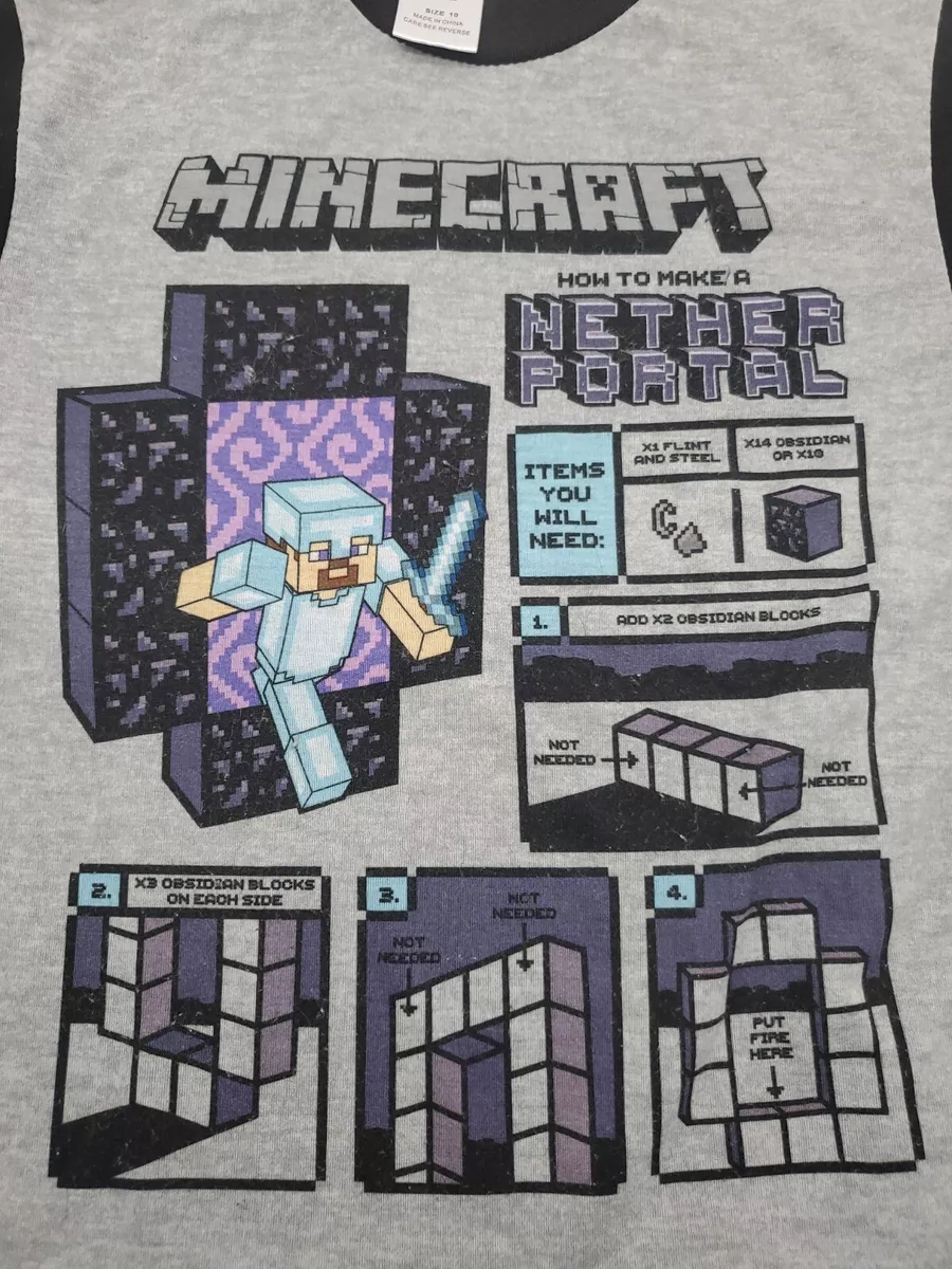Minecraft Obsidian Block – Pattern Crew
